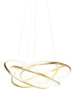Saturn LED závesná lampa zlatá
