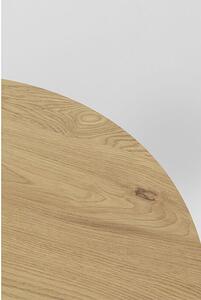 Schickeria príručný stolík biela/hnedá o80 cm