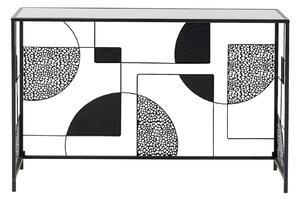 Segno konzolový stolík čierny 120x80 cm