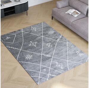 Signs koberec sivý 170x240 cm