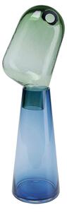 Skittle váza 49 cm modrá