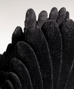 Swan dekorácia čierna 28 cm