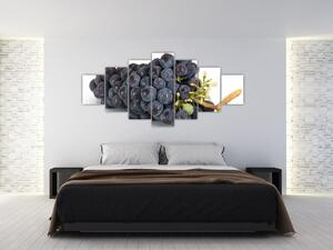 Obraz s hroznovým vínom (Obraz 210x100cm)