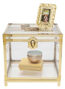 Trunk Storage príručný stolík zlatý