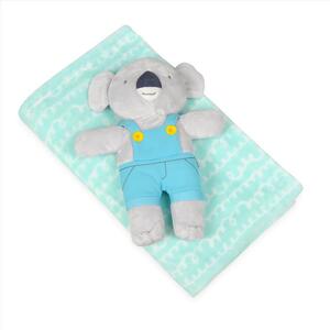 Babymatex Deka DAVID 75x100 cm - Mint s hračkou Koala