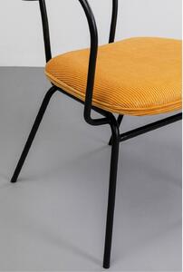 Viola stolička s podrúčkami žltá