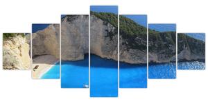 Obraz morské zátoky - Zakynthos (Obraz 210x100cm)