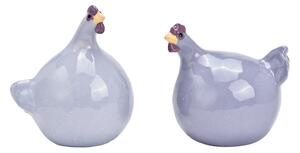 Keramická sliepočka LILAC CHICKEN fialová - viac veľkostí Veľkosť: M