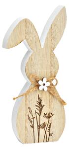 Veľkonočný drevený zajac FLORAL RABBIT 20 cm