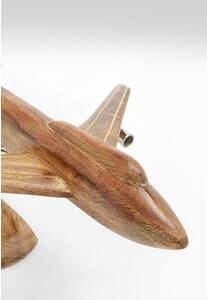 Wood Plane dekorácia hnedá 25 cm