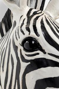 Zebra nástenná dekorácia bielo-čierna 33x78 cm