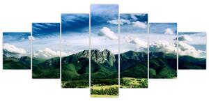 Horský výhľad - moderné obrazy (Obraz 210x100cm)