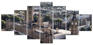 Britský parlament, obraz (Obraz 210x100cm)