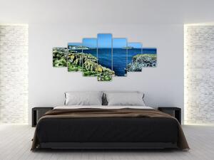 Obraz prímorského útesu (Obraz 210x100cm)