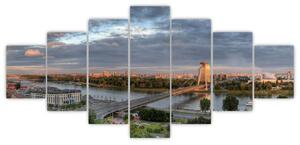 Pohľad na mesto - obraz (Obraz 210x100cm)