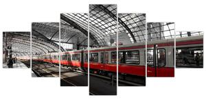 Obraz vlakovej stanice (Obraz 210x100cm)