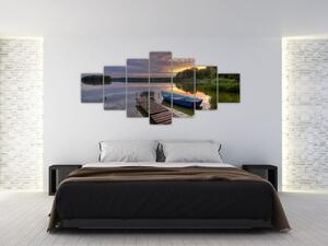 Obraz jazera (Obraz 210x100cm)