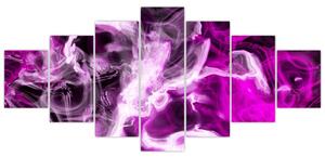 Obraz - fialový dym (Obraz 210x100cm)