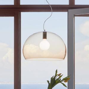 Kartell FL/Y závesné svietidlo, Ø 52 cm, hnedá