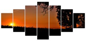Obraz západu slnka (Obraz 210x100cm)