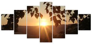 Západ slnka - obraz (Obraz 210x100cm)