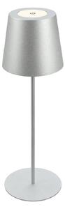 LED dobíjacia stolová lampa 7508014 matný chróm 2 700 K IP44 Touchdim