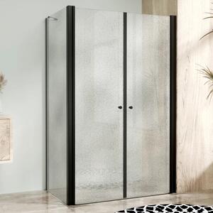 BETA COMBI Black 90x80 Grape Obdĺžnikový sprchovací kút bez vaničky