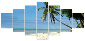 Fotka pláže - obraz (Obraz 210x100cm)