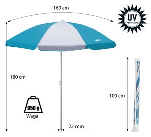 NC7813 SV.MODRÝ SLNEČNÍK 160 CM NILS CAMP