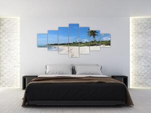 Exotická pláž - obraz (Obraz 210x100cm)