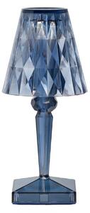 Kartell LED stolová lampa na batérie Batéria, 30 cm, nebesky modrá, IP54