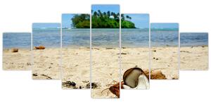 Pláž - obraz (Obraz 210x100cm)