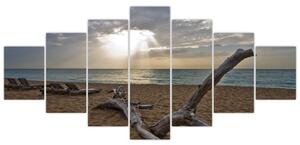 Pláž - obraz (Obraz 210x100cm)
