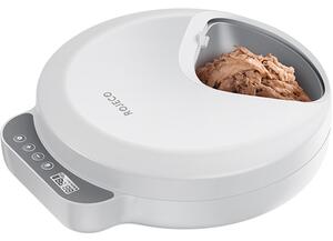 Kŕmidlo pre mačky Rojeco F26 4 Meals Button Version s 2 chladiacimi vreckami (biele)