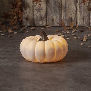 LED svetlo na terasu Sandy Pumpkin, Ø 20,5 cm, biela batéria