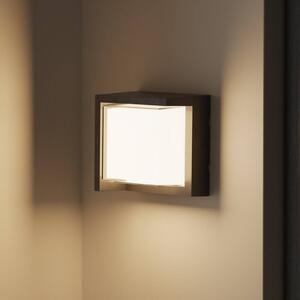 Forlight Nástenné svietidlo LED Creu, dĺžka 17 cm, čierne, Čierna, Plast, Moderný, Nástenné svietidlo