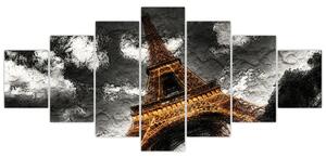 Obraz Eiffelovej veže (Obraz 210x100cm)
