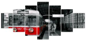 Historický vlak - obraz na stenu (Obraz 210x100cm)