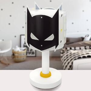 Stolová lampa Dalber Dark Hero, biela/čierna, výška 30 cm