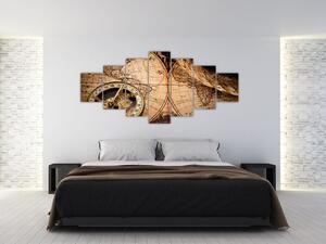 Mapa sveta - obraz na stenu (Obraz 210x100cm)