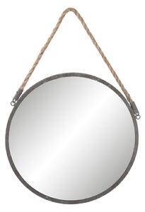 Clayre & Eef Okrúhle kovové zrkadlo - Ø 36*1 cm