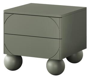 Nočný stolík Sonatia II 45 cm - olivová