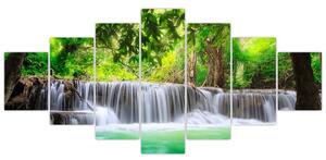 Vodopád - moderný obraz (Obraz 210x100cm)