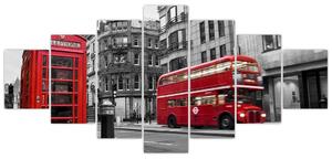 Londýnska ulice - obraz (Obraz 210x100cm)