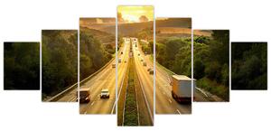 Diaľnica - obraz (Obraz 210x100cm)