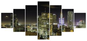 Obraz nočného mesta (Obraz 210x100cm)