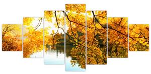 Jesenná krajina - obraz (Obraz 210x100cm)