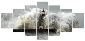 Maják na mori - obraz (Obraz 210x100cm)