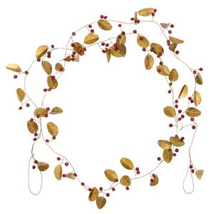 Dekoratívna girlanda Leafi Brass 183 cm