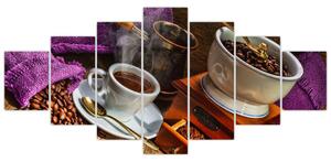Kávový mlynček - obraz (Obraz 210x100cm)